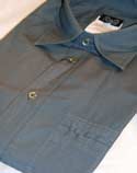 D & G Mens Ink Blue Short Sleeved Shirt