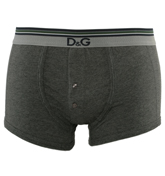 DandG Dark Grey Boxer Shorts