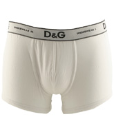 DandG White 24 Fit Boxer Shorts (3 Pack)
