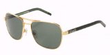 D&G DandG 6036 Sunglasses 252/71 GOLD GREY GREEN 54/16 Large