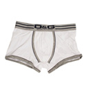 D and G DandG White and Grey Boxer Shorts