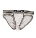 D and G DandG White and Grey Briefs