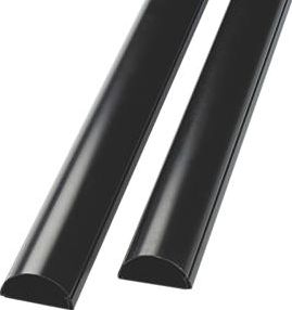 D-Line, 1228[^]28388 TV Trunking 50mm x 25mm x 1.5m Black Pack of 2