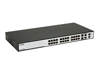 D-Link Web Smart DES-1228P - switch - 24 ports