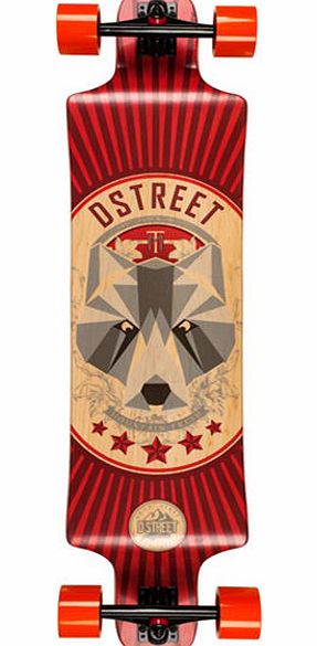 D-Street Drop Down Bear Longboard - 40 inch