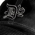 D12 Logo Black Fitted Baseball Cap