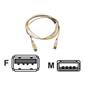 50CM USB 2.0 A M-F EXT CABLE