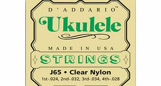 Daddario J65 Ukulele Strings Soprano