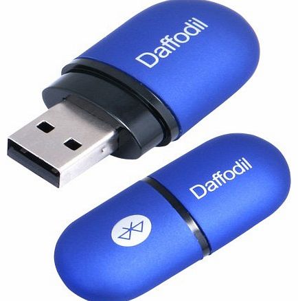 Daffodil 06J - Bluetooth USB Dongle - Plug and Play PC Blue Tooth Stick Supports: Windows Vista / XP / 7