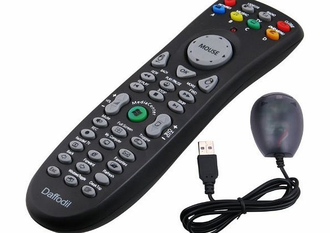PCR400 PC Remote with Wireless Mouse Control - Media Center Computer Remote