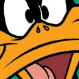 Daffy Duck Face Poster