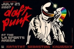 DAFT PUNK Limited Edition Concert Poster - by Gianni Rossi