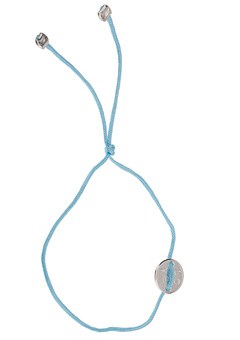 Daisy Knights Silver Love Disc and Blue Cord Friendship