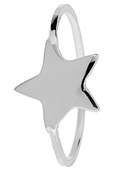 Daisy Knights Silver Star Ring by Daisy Knights - Size K