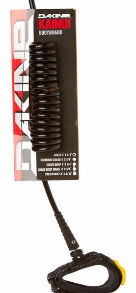 Dakine Kainui Black Coiled Wrist Leash - 4ft 0