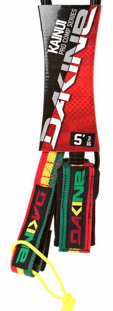 Dakine Kainui Pro Comp Rasta Leash - 5ft 0
