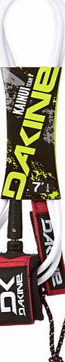 Dakine Kainui Team 1/4inch Leash - Red/ White/