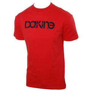 Mens Dakine Ryder T-Shirt. Red