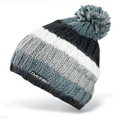 Thrifter Pom Pom Beanie - Black/Grey