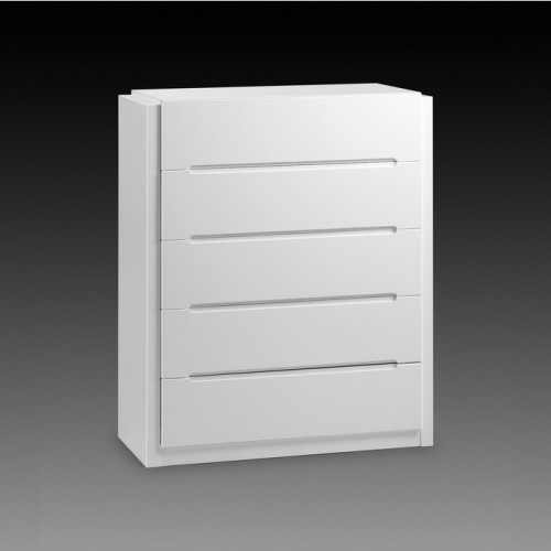 Dakota White 5 Drawer Dakota 5 Drawer Chest
