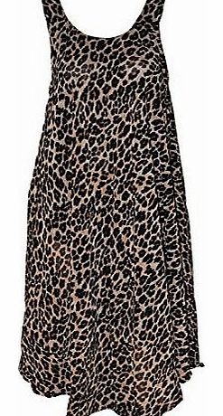 DakshCraft Tiger Printed Long Georgette Gown Maternity Dress