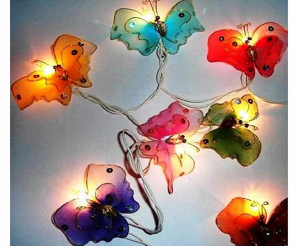 Dalek Designs TM Butterfly Fairy Light String