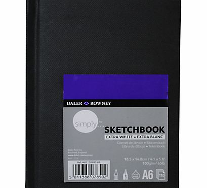 Daler Rowney Daler-Rowney Simply Hardback Sketch Book, A6