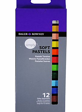 Daler Rowney Daler-Rowney Simply Soft Pastels, Pack of 12