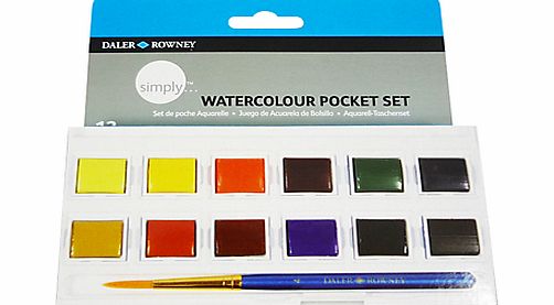 Daler Rowney Daler-Rowney Simply Watercolour Pocket Set