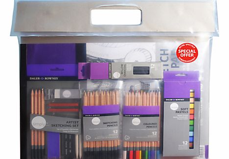 Daler Rowney Jumbo Art Set, Sketching