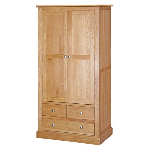 Dalton Oak Double Gents Wardrobe 350.015