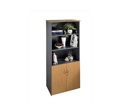 Dams Furniture Ltd Access Medium 3 Shelf 2 Door Bookcase