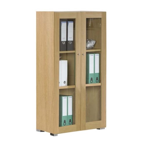 Dams Furniture Dynamic Medium Glazed Bookcase in