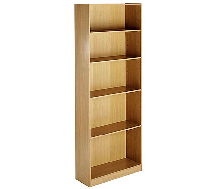 Dams Furniture Ltd Maestro 5 Shelf Bookcase in Oak