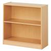 OPEN FRONT BOOKCASE 1 SHELF GREY- W756 x D306 X