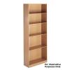 OPEN FRONT BOOKCASE 4 SHELVES OAK W756 x D306 x