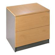 Dams Ouzo 2-Drawer Side Filing Cabinet