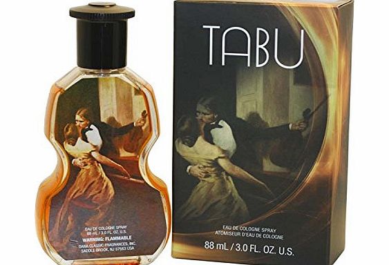 Tabu Violin Bottle Eau De Cologne 88ml