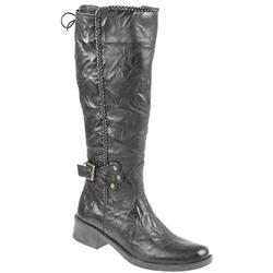 Danaci Female Dan808 Leather Upper Leather Lining Comfort Boots in Black Antique