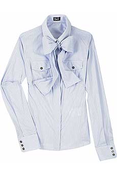 Pinstripe fitted shirt