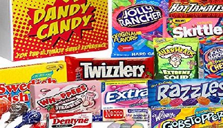 Dandy Candy American Sweets and Candy Gift Hamper - The Perfect Gift For Christmas