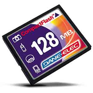 DANE-ELEC 128 Mb Compact Flash Card