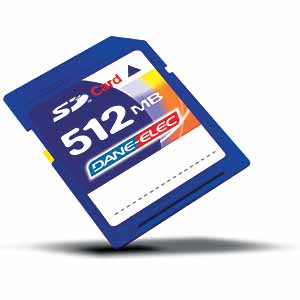 DANE-ELEC 512 Mb SD Card