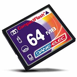 DANE-ELEC 64 Mb Compact Flash Card