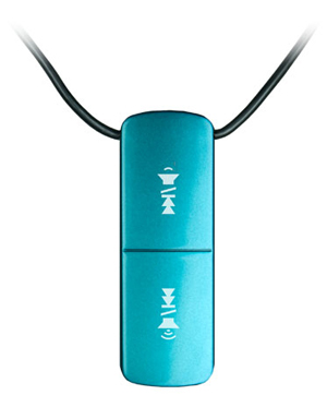 Music Players on Dane Elec Music Necklace Mp3 Player 2gb Blue Review Compare