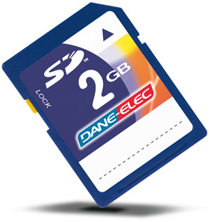 Dane-Elec Secure Digital (SD) Memory Card - 2GB - PRICE SMASH!
