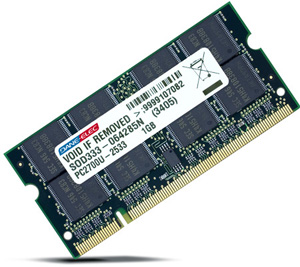 Value Laptop Memory - SODIMM DDR 333Mhz (PC-2700) - 512MB
