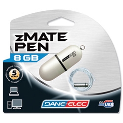 zMate Pen USB Drive with Neck Strap 8GB