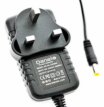 12V Danelo AC-DC Charger Adapter Power Supply For Panasonic DVDLS82 DVD-LS82 Player