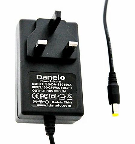 Danelo 18V 1.5A 1500mA AC/DC Adaptor Charger Power Supply SA48-200BS Cordless Drill S54